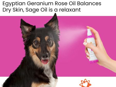 4.5 Oz. Dog Coat Spray Geranium Sage For Discount