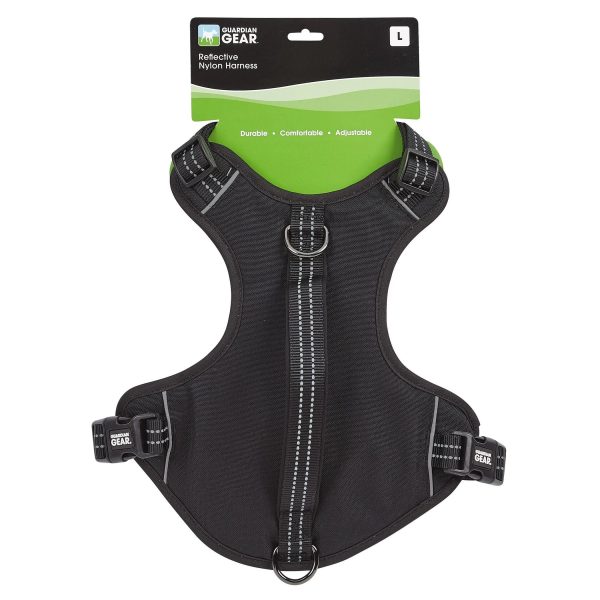 GG Reflective Nylon Harness M Blk For Cheap