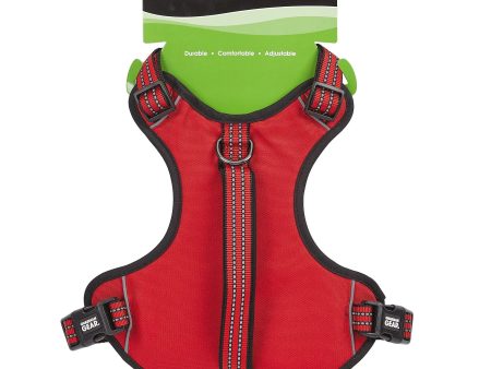 GG Reflective Nylon Harness M Red on Sale