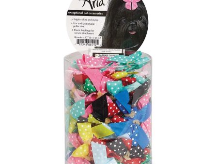 AR Grosgrain Bow Dot 5 8 In Asst Online Sale