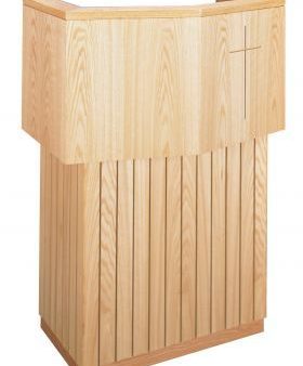 Wooden Pulpit with Cross Design (Style 3720) Cheap