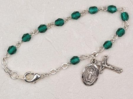 5 1 2  Emerald Baby Bracelet (Style: BR116D-EM) For Cheap