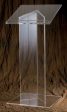 Acrylic Lectern with Wood Top - 43  Height (Style 3319W) Online now