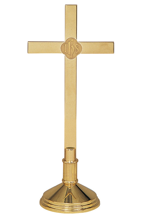 Altar Chapel Cross, Bright Brass (Style K251) Supply