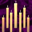 Altar Candles 2  x 15  100% Beeswax Online now