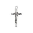 Sterling Silver Crucifix 20  Chain and Box (Style: L9082) For Cheap