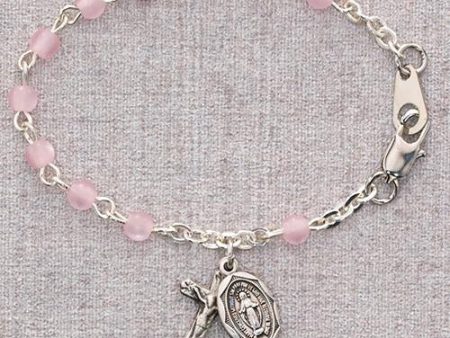 5 1 2  Pink Baby Bracelet (Style: B25D) Online now