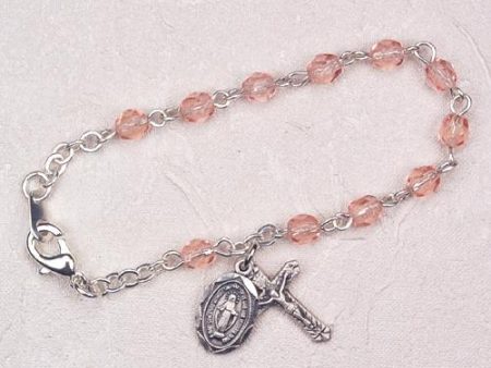 5 1 2  Rose Baby Bracelet (Style: BR116D-RS) Hot on Sale