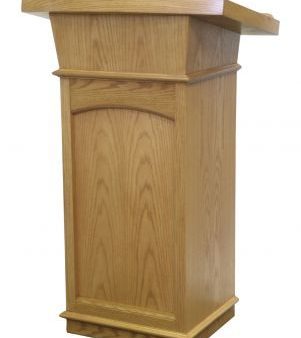 Wooden Lectern with Two Inside Shelves (Style 520) For Cheap