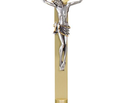 Altar Crucifix, Brass (Style K146) Online now