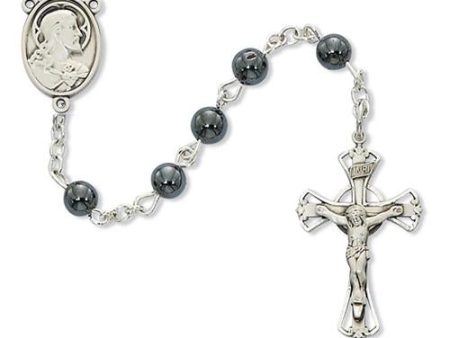 6mm Hematite Rosary (Style: C14B) For Sale