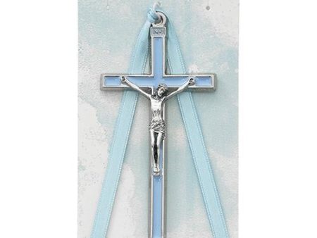 3.75  Blue Crib Crucifix (Style: PW21) Supply