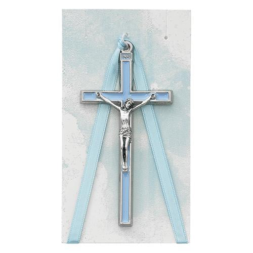 3.75  Blue Crib Crucifix (Style: PW21) Supply