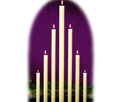 Altar Candles: 51% Beeswax Small Diameter Candles (Style: 31202) Online Sale