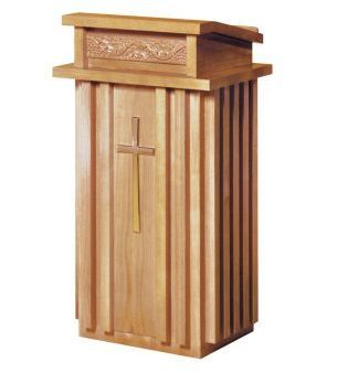 Wooden Lectern with two inside shelves (Style 2020) Online Hot Sale