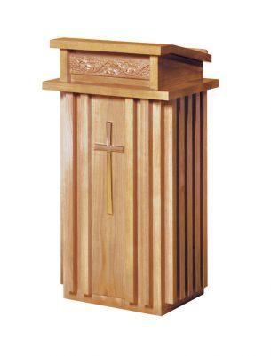 Wooden Lectern with two inside shelves (Style 2020) Online Hot Sale