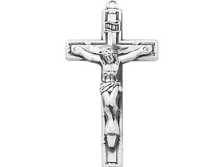 Sterling Silver San Damiano Crucifix 20  Chain and Box (Style: L9076) For Discount