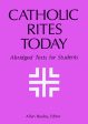 Catholic Rites Today - LTP 2032 For Discount