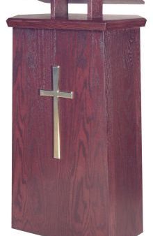 Wooden Lectern with Two Inside Shelves (Style 511) Cheap