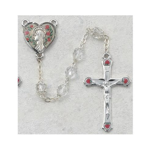 7mm Crystal Rosary (Style: 990D F) Online