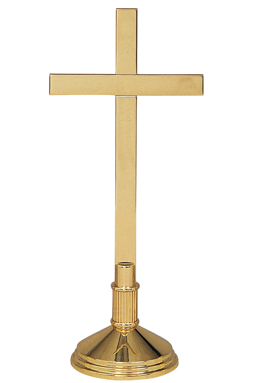 Altar Chapel Cross, Bright Brass (Style K251) Supply