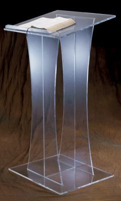 Acrylic Lectern - 48  Height (Style 3304) Fashion