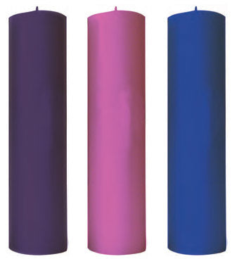 Advent Candles : Solid Pillars 3  x 11  For Sale