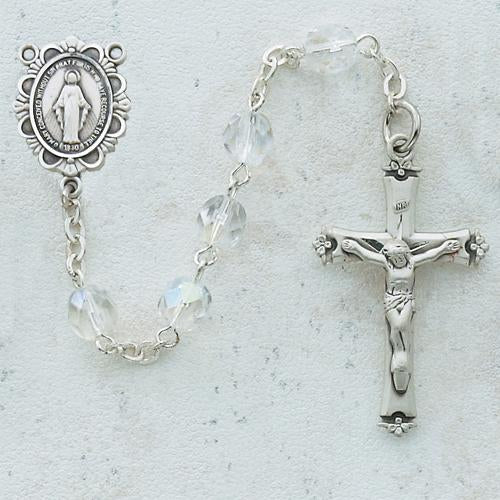 6mm Crystal Rosary (Style: 933W) Sale