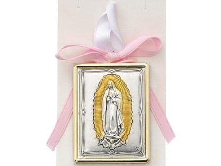 Pink Guadalupe Crib Medal (Style: PW23) For Discount