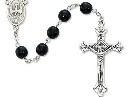 Black Holy Spirit Rosary (Style: P194R) on Sale