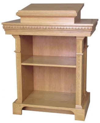 Wooden Pulpit with two inside shelves (Style 360) Sale