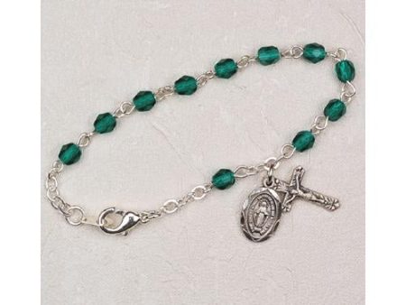 5 1 2  Emerald Baby Bracelet (Style: BR116-EM) Online