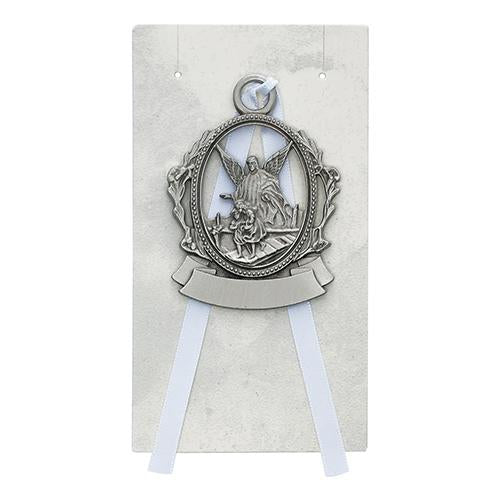 Engravable Pewter Crib Medal (Style: PW15-W) Discount