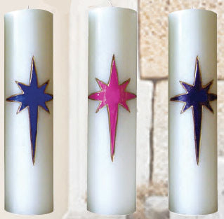 Advent Candles : Advent Pillars for the Season 3  x 11  Discount