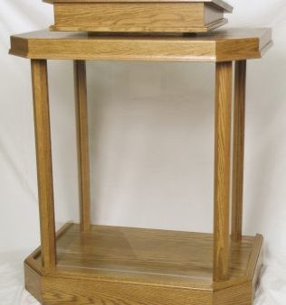 Acrylic Pulpit with Wood Base and Top (Style 3380) Online