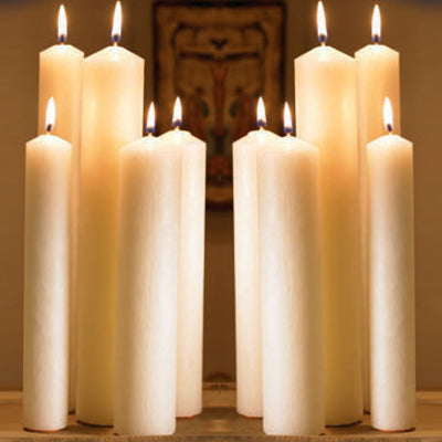 Altar Candles: 2 x 16, 51% Beeswax (Style: 30845) Discount