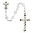 6mm Crystal Communion Rosary (Style: 586W) on Sale