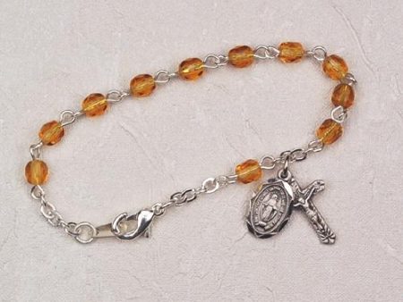 5 1 2  Topaz Baby Bracelet (Style: BR116D-TO) For Sale