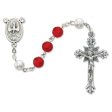 Red Holy Spirit Rosary (Style: P193R) For Discount