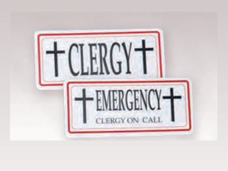 Clergy Emergency Sign - Dozen (Style K3301) Cheap