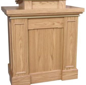 Wooden Pulpit with Gothic Trim (Style 621) For Discount