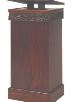 Wooden Lectern with one inside shelf (Style 336) on Sale