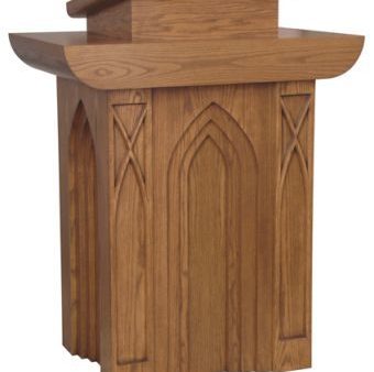 Wooden Pulpit two with Inside Shelves (Style 630) Discount