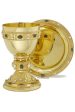 Abbott Suger Chalice and Footed Paten (Style: A4359G) Cheap