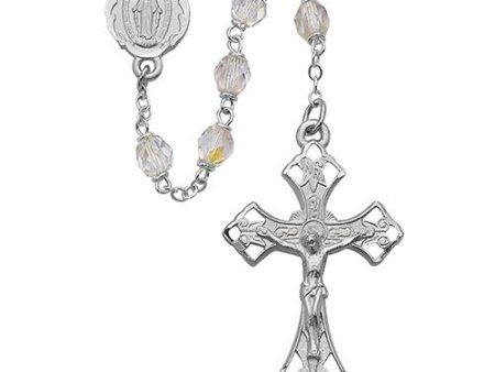 6mm Crystal Rosary (Style: R271RF) Discount