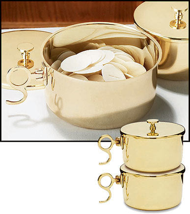 600 Host Brass Stacking Ciboria with Lid (Series NS031) Supply