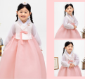 Female Sleeve Lace Girls  Children s Hanbok Set AW159 on Sale