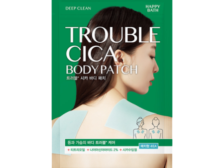 HAPPY BATH Deep Clean Trouble Cica Body Patch 4pcs Supply