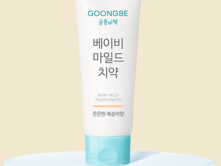 GOONGBE Baby Mild Toothpaste Peach Scent 80g Online now