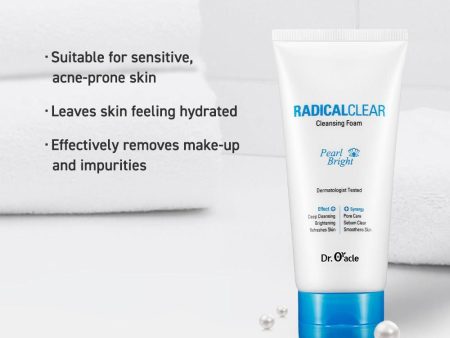 Dr.Oracle RADICALCLEAR™ Cleansing Foam- Pearl Bright 120ml Online now